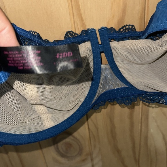 Frederick's of Hollywood Blue Lace Bra Intimates - Picture 5 of 5